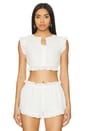 view 1 of 4 Martina Cropped Top in Ivory