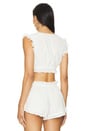 view 3 of 4 Martina Cropped Top in Ivory