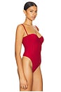 view 3 of 6 Livia Bodysuit in Red