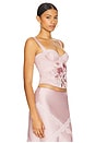 view 2 of 5 Roselie Embroidered Bustier in Blush