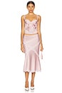 view 4 of 5 Roselie Embroidered Bustier in Blush