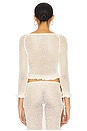 view 3 of 5 Alexius Sequin Top in Ivory