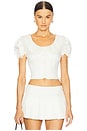 view 1 of 4 Priscilla Top in Ivory