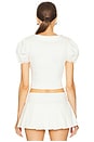 view 3 of 4 Priscilla Top in Ivory
