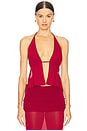 view 1 of 4 Maya Top in Red
