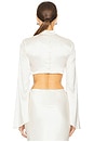 view 3 of 4 Isabelle Crop Top in Ivory