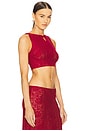 view 2 of 4 Laura Top in Deep Red