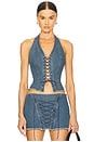 view 1 of 4 Selma Top in Indigo
