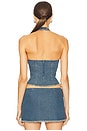 view 3 of 4 Selma Top in Indigo