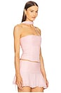 view 3 of 5 Aria Corset in Light Pink