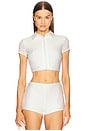 view 1 of 5 Caity Eyelet Top in White