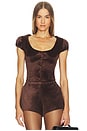 view 1 of 4 Cherie Top in Brown