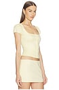 view 2 of 4 Rae Top in Butter Yellow
