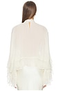 view 3 of 4 Zoe Ruffle Blouse in Ivory