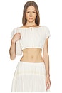 view 1 of 5 Cecilia Crop Top in Ivory