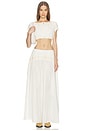 view 5 of 5 Cecilia Crop Top in Ivory