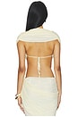 view 3 of 4 Hailey Draped Top in Tahitian Vanilla