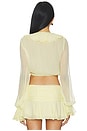 view 4 of 5 Antonea Tie Top in Tahitian Vanilla