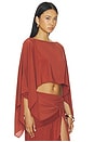 view 2 of 4 Saman Top in Terracotta
