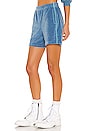 view 3 of 5 Velvet Shorts in Blue
