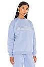 view 2 of 4 Oversized Sweatshirt in Light Blue