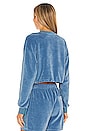 view 3 of 4 Velvet Top in Blue