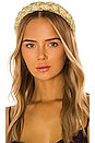 view 1 of 3 Lilac Braided Headband in Gold