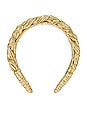 view 2 of 3 Lilac Braided Headband in Gold