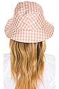 view 2 of 3 Ivy Bucket Hat in Muted Clay Gingham