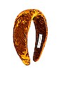 view 3 of 3 Bellamy Headband in Ochre Velvet
