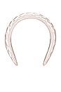 view 2 of 3 Everly Headband in Cream Satin