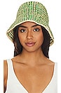 view 1 of 3 Jocelyn Bucket Hat in Natural & Green