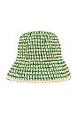 view 2 of 3 Jocelyn Bucket Hat in Natural & Green