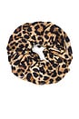 view 2 of 2 Astrid Oversized Scrunchie in Leopard
