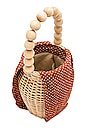 view 4 of 4 Wicker Tote in Blonde & Penny