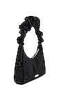 view 3 of 4 Aurora Scrunchie Strap Shoulder Bag in Black