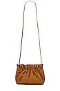 view 5 of 5 Flat Cinched Crossbody in Dark Sand