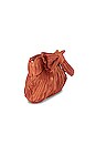 view 3 of 5 Rochelle Clutch in Terracotta Shantung