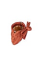 view 4 of 5 Rochelle Clutch in Terracotta Shantung