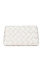 view 2 of 4 Aviva Clutch in Cream Woven Satin