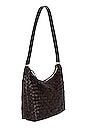 view 3 of 4 Etta Woven Hobo Bag in Chocolate
