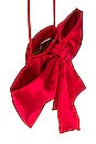 view 4 of 4 Violet Bow Crossbody Bag in Red Satin