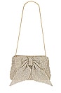 view 1 of 4 Jolene Diamante Bow Clutch in Gold