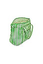 view 4 of 4 Dina Travel Tote in Green & Cream Stripe