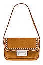 view 1 of 4 Stefania Baguette Bag in Cacao & Silver