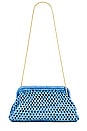 view 2 of 4 Trudie Frame Crochet Clutch in Light Blue