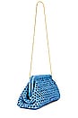 view 3 of 4 Trudie Frame Crochet Clutch in Light Blue