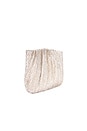 view 3 of 5 Brit Flat Pleated Pouch in Champagne