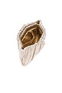 view 4 of 5 Brit Flat Pleated Pouch in Champagne