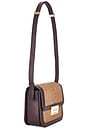 view 3 of 5 Desi Crossbody With Lock Hardware in Espresso